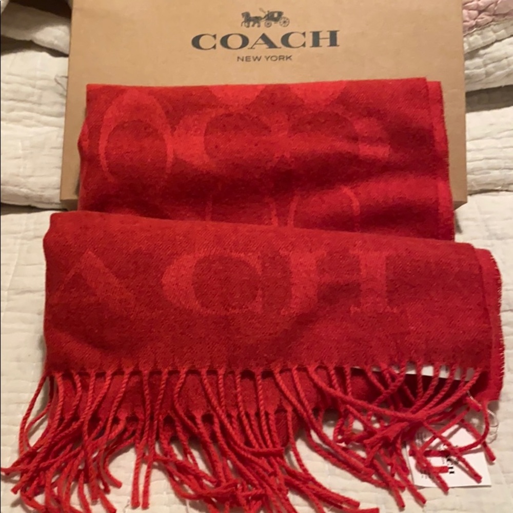 Coach scarf wrap